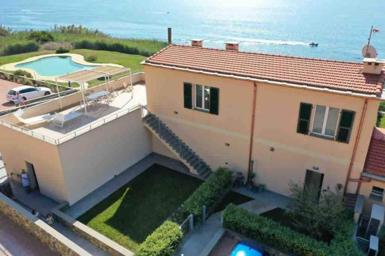 Incanto Sul Mare Con Enorme Terrazza E Piscina Cervo Exterior photo